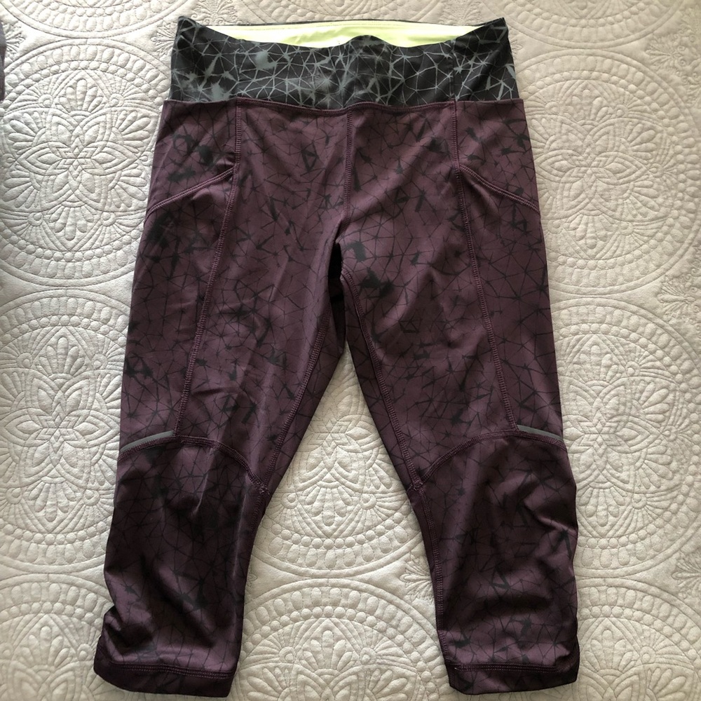 Lululemon Dark Purple Cropped Legging